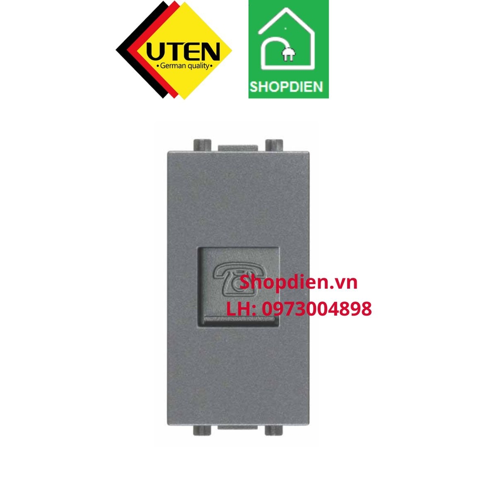 Hạt ổ cắm điện thoại V7 UTEN V7.0P-TELSS size S