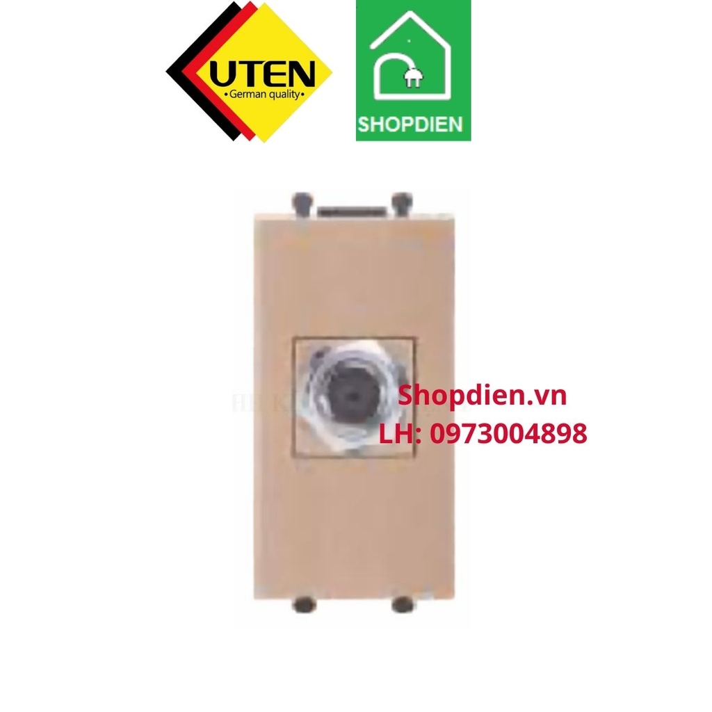 Hạt ổ cắm tivi size S Q120C UTEN Q120-WTV