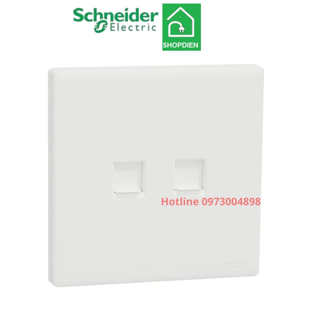 KBN32RJ4_WE Schneider Ổ cắm điện đoại RJ11 Vivace E loại đôi