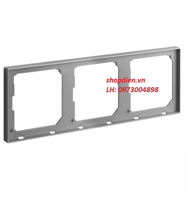 Khung ba / 3 gang frame Galion Legrand màu xám đậm Dark Silver 282473-C3