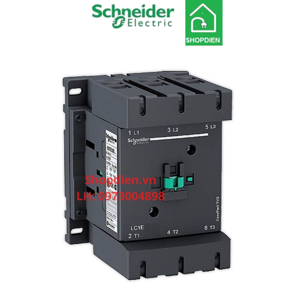 LC1E160M5 Schneider Khởi động từ Contactor 3P 160A 220VAC Easypact TVS