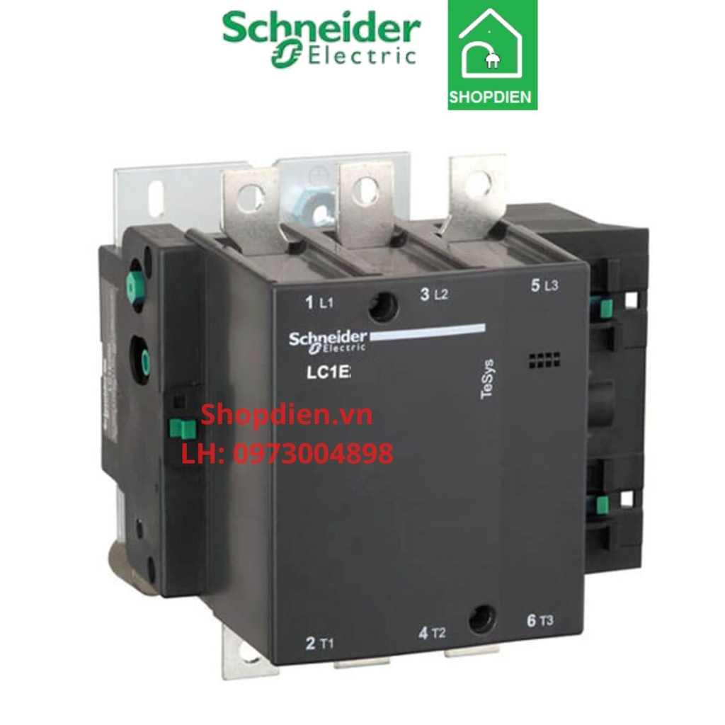 LC1E300M5 Schneider Khởi động từ Contactor 3P 300A 220VAC Easypact TVS
