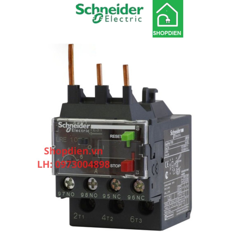 LRE06 Schneider Rơle nhiệt 1.0-1.6A Easypact TVS Thermal Relay