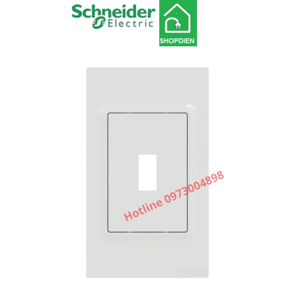 M3TS01SB_WE Schneider Mặt át đen CB cóc Miluz-E
