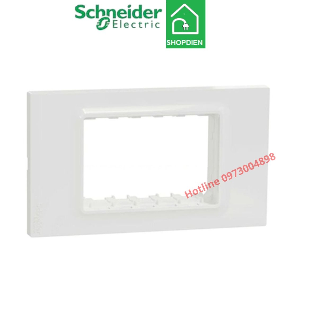 M3TS03_WE Schneider Mặt 3 thiết bị Miluz-E