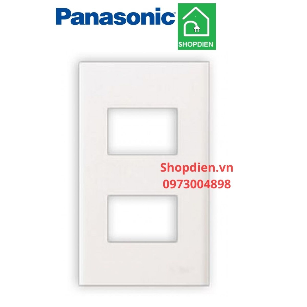 WEV68020SW Panasonic Mặt 2 thiết bị Wide Series màu trắng