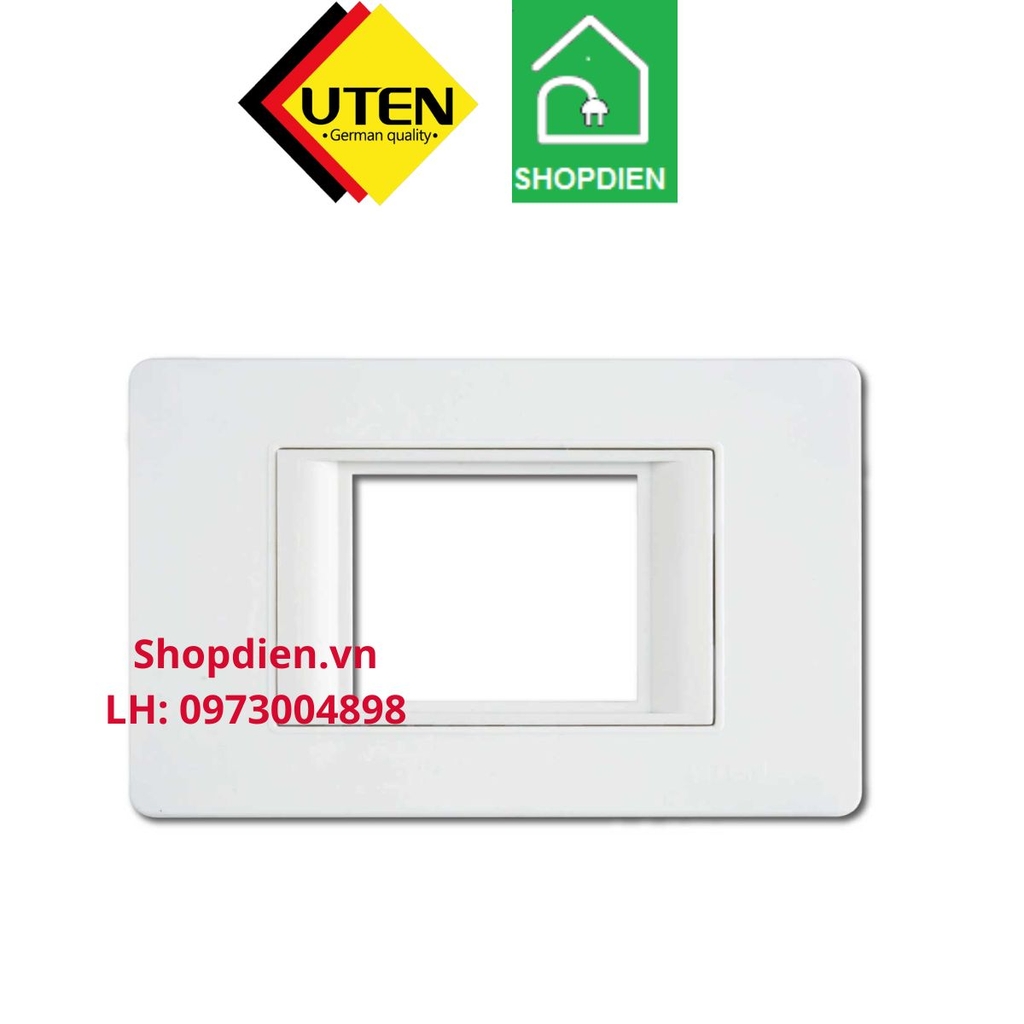Mặt che aptomat MCB 2P UTEN V3.0-C20-2 màu trắng