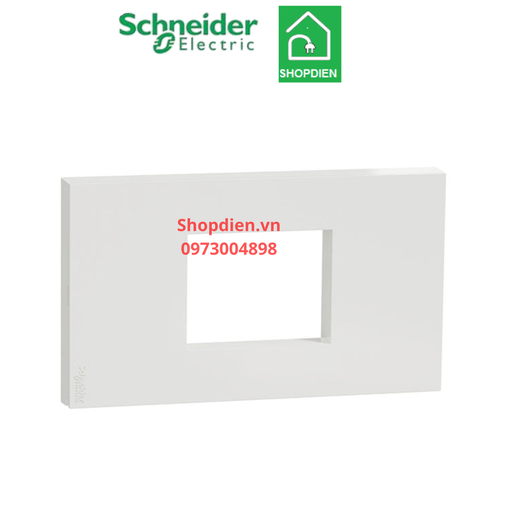 Mặt cho atptomat MCB 2 cực Schneider AvatarOn A M3T02MCB_WE