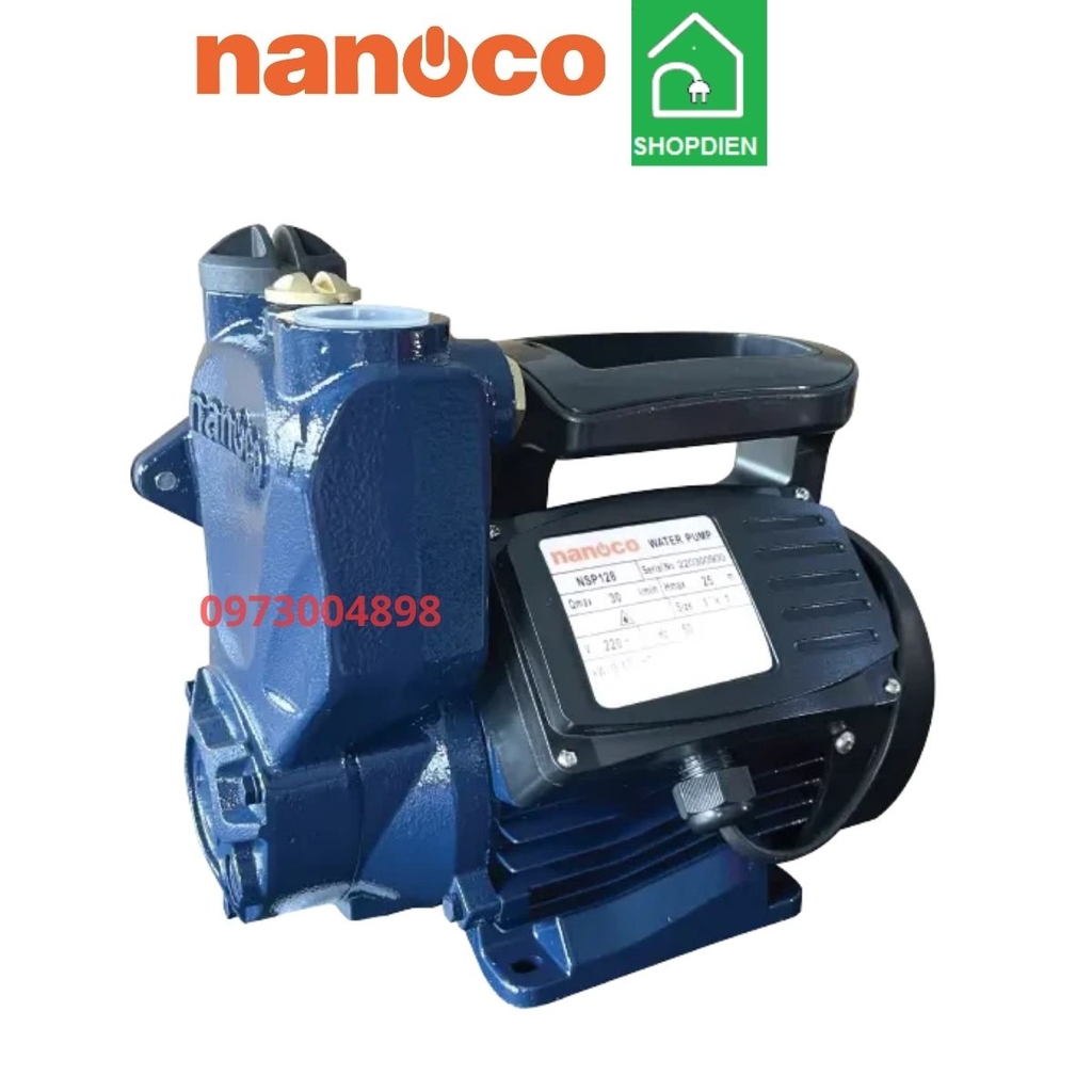 Máy bơm nước nóng tăng áp điện tử 200W Nanoco NSP200-A
