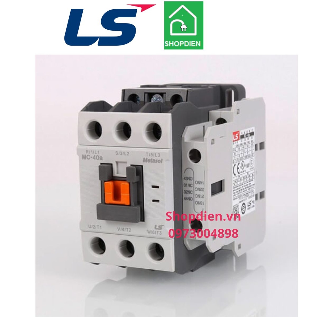 MC-40a LS Contactor 3P 40A Khởi động từ