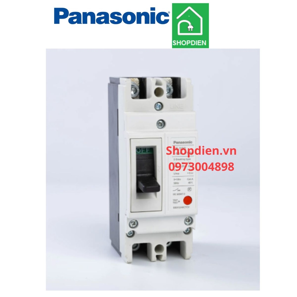 MCCB 2P 50A 20KA BBSF2250CTCV Aptomat Cầu dao tự động