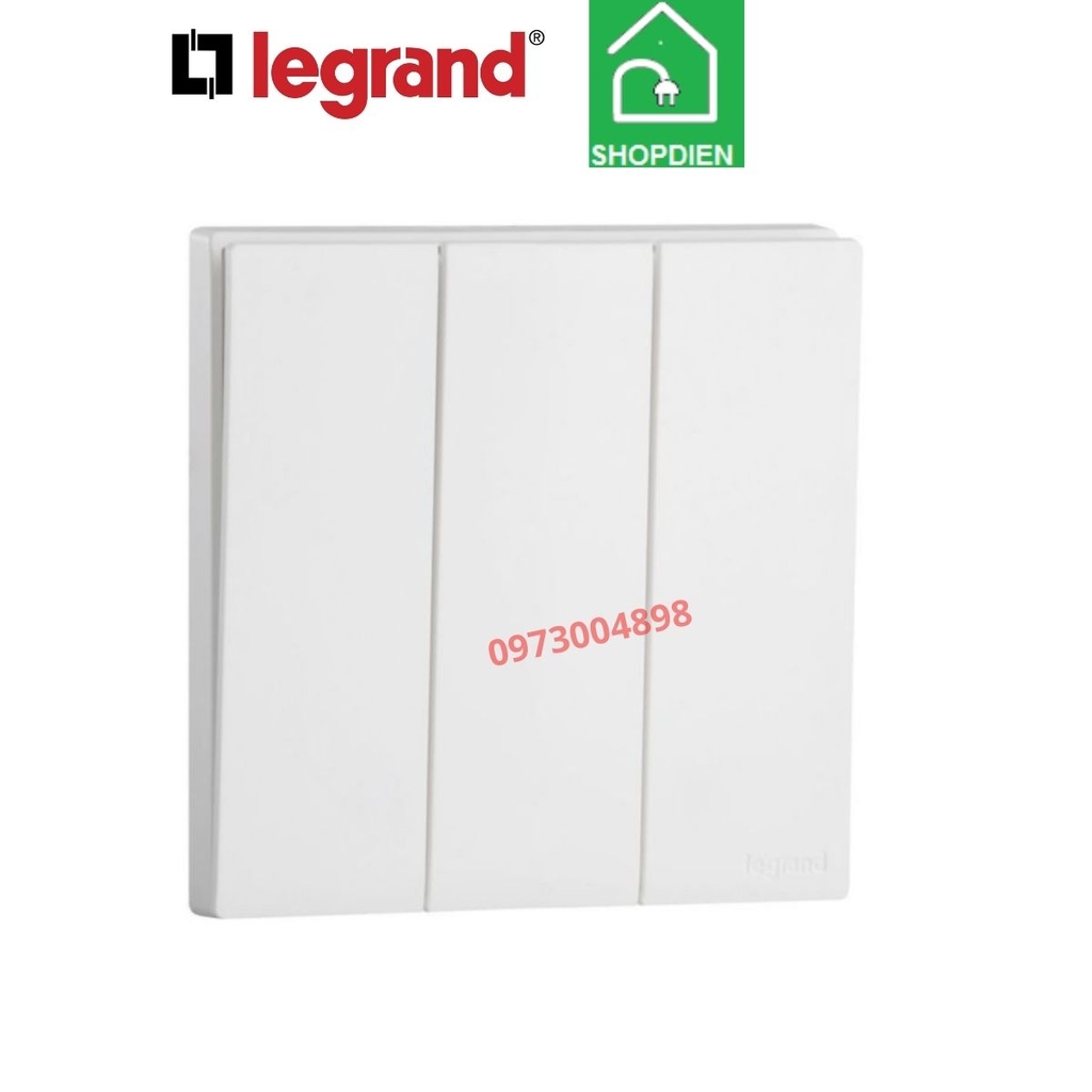 MEC21008WH Legrand Công tắc ba 1 chiều OBRIA màu trắng