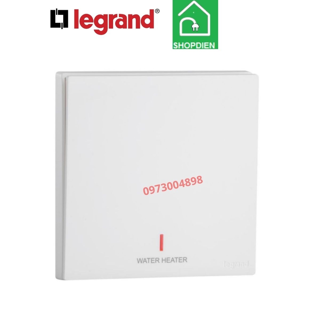 MEC21025WH Legrand Công tắc 2P 20A OBRIA cho bình nóng lạnh màu trắng