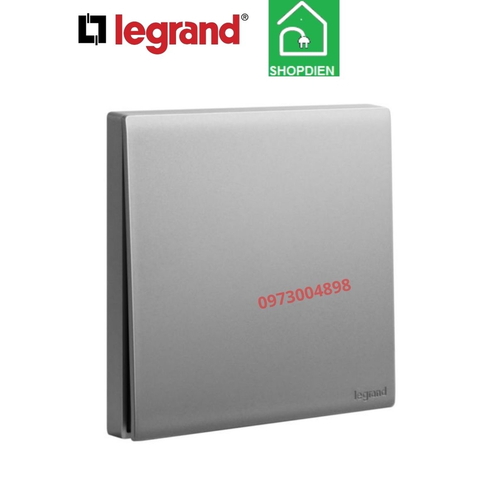 MEC22002SL Legrand Công tắc đơn 2 chiều OBRIA màu ghi xám