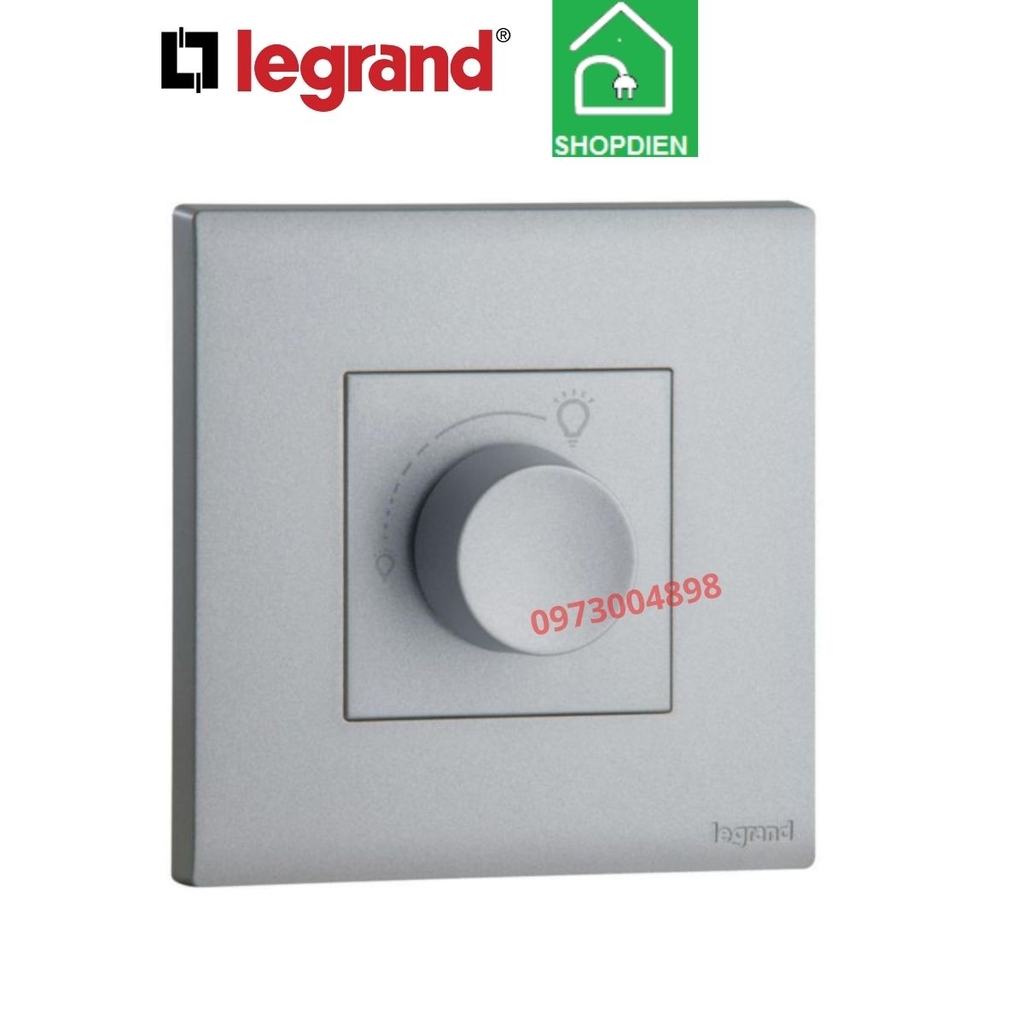 MEC24073SL Legrand Chiết áp đèn Dimmer LED OBRIA màu ghi xám