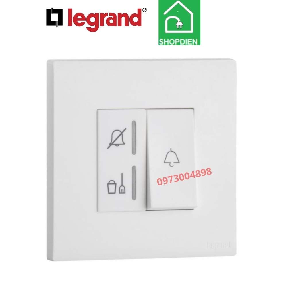 MEC27072WH Legrand Nút nhấn chuông hiển thị DND, MUR OBRIA màu trắng