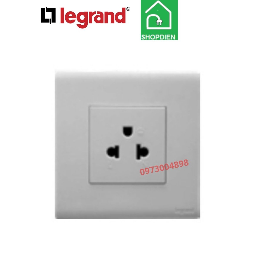 MEC31097WH Legrand Ổ cắm đơn 3 chấu OBRIA màu trắng