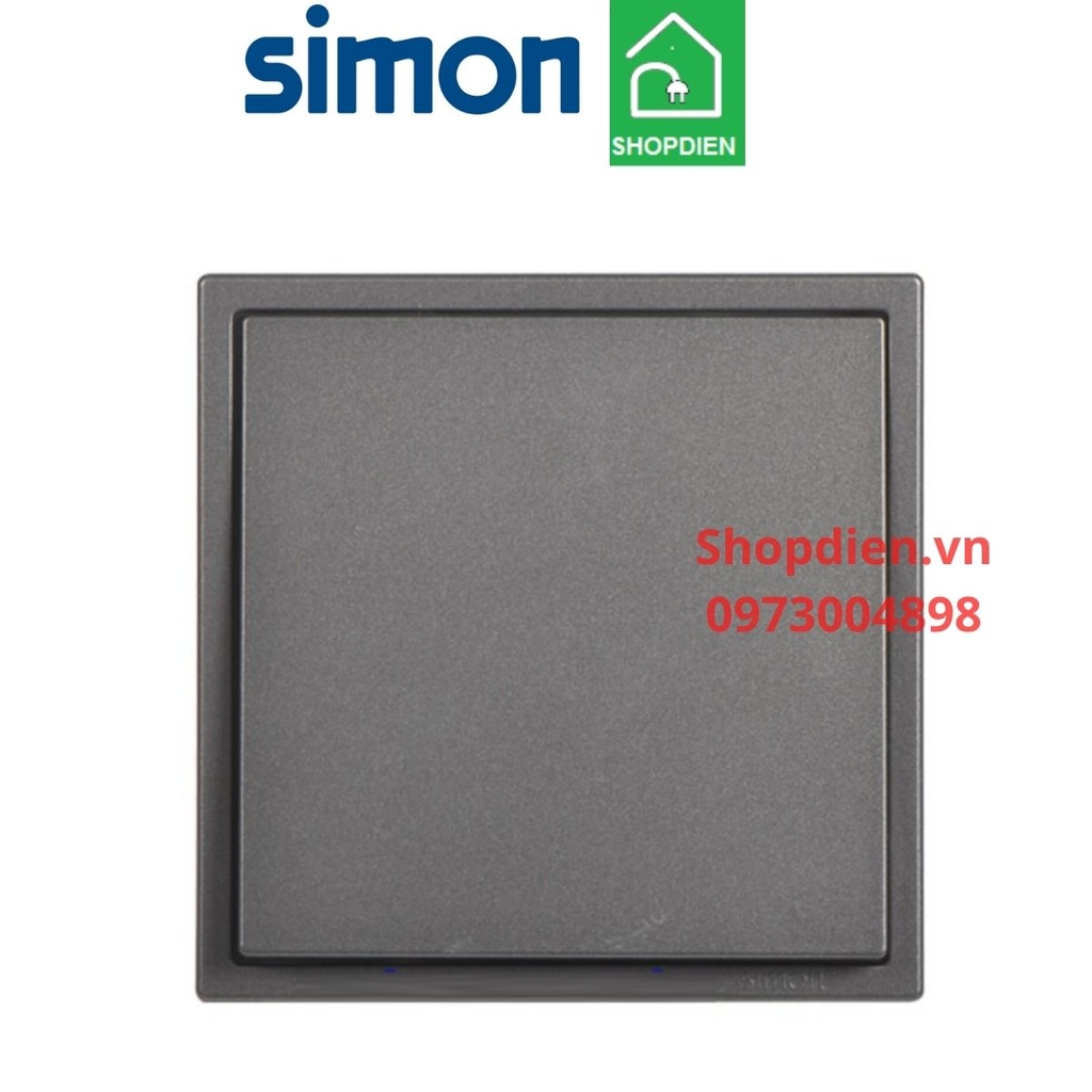 701011F-61 SIMON i7 Nút nhấn đơn màu ghi xám