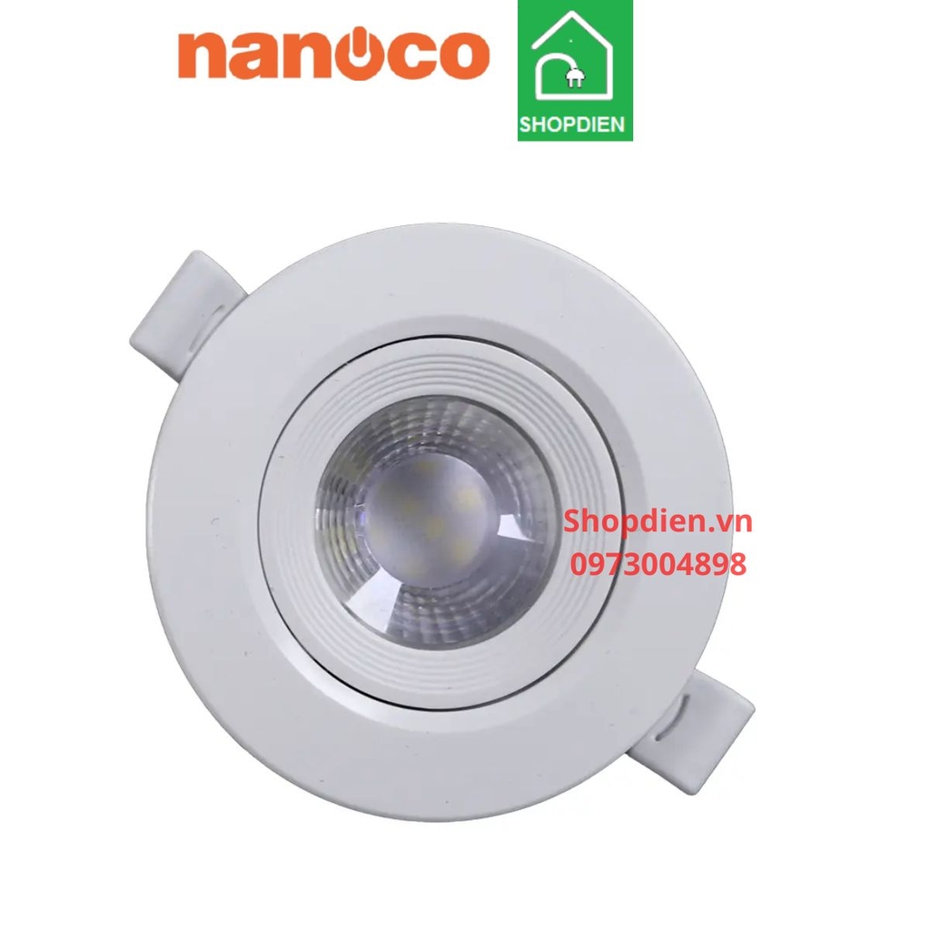 NADL094 Nanoco Đèn rọi chỉnh góc 9W D75 as trung tính 4000k