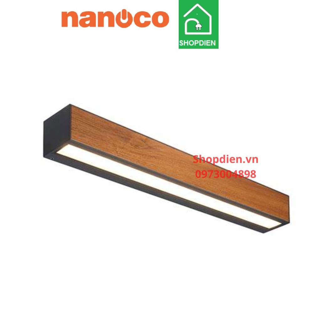 NBL1291AWD Nanoco Đèn tường ngoài trời 20W as vàng 3000k