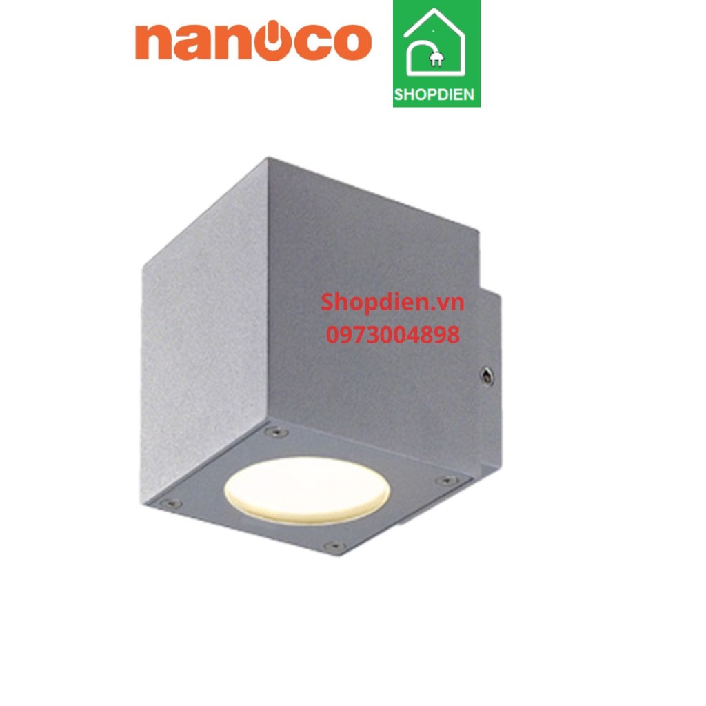 NBL2541 Nanoco Đèn tường 2 đầu ngoài trời 14W as vàng 3000k