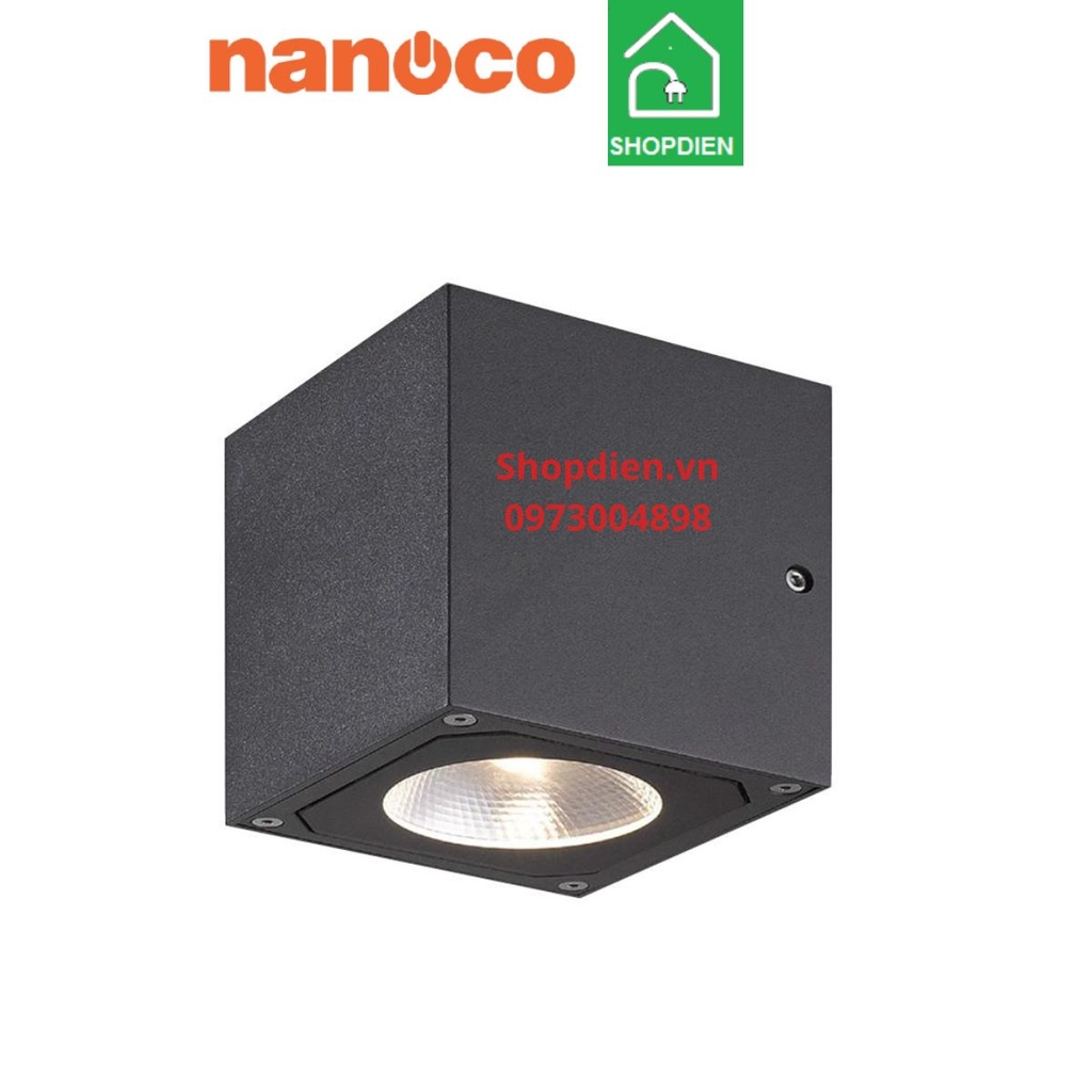 NBL2541B Nanoco Đèn tường 2 đầu ngoài trời 14W as vàng 3000k