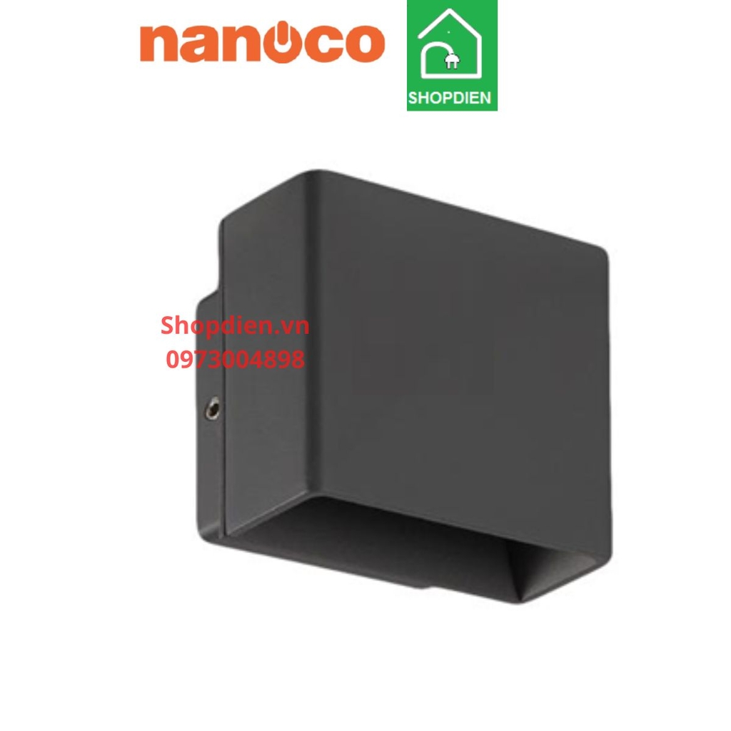 NBL2891B Nanoco Đèn tường 2 đầu ngoài trời 7W as vàng 3000k