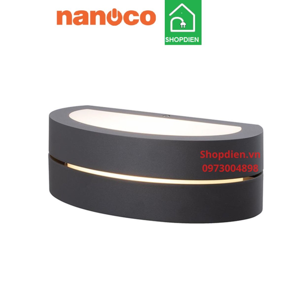 NBL3181 Nanoco Đèn tường ngoài trời 15W as vàng 3000k