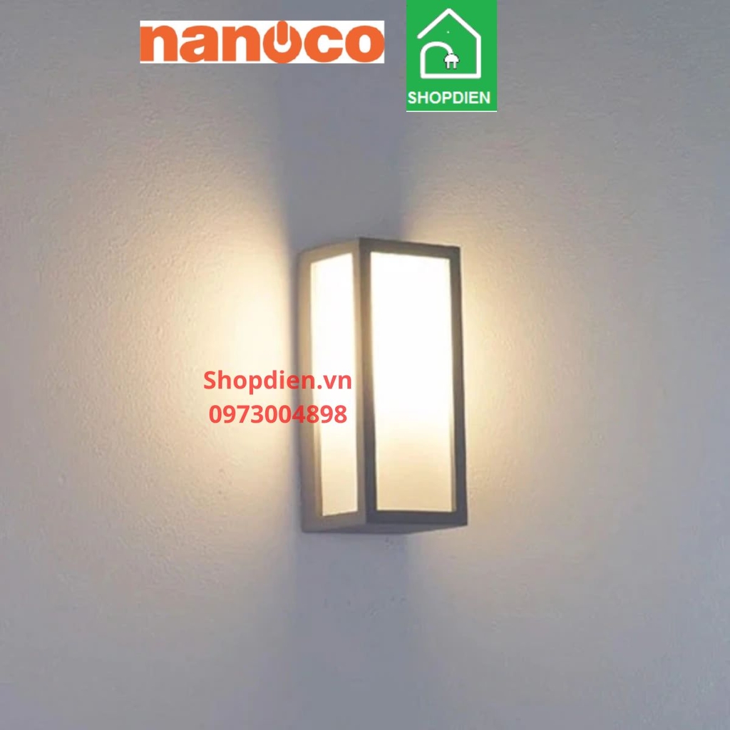 NBL5705A Nanoco Đèn tường ngoài trời 15W as vàng 3000k
