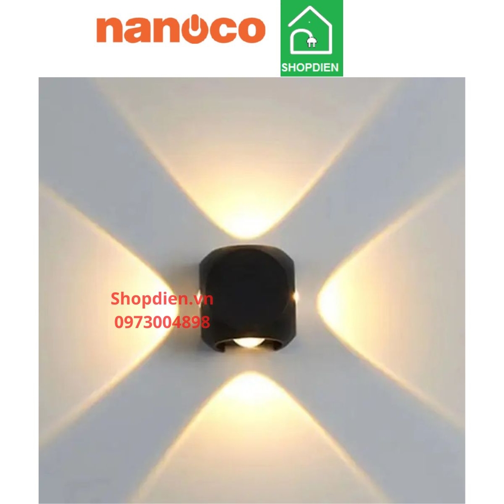 NBLS254 Nanoco Đèn tường 4 tia trang trí ngoài trời