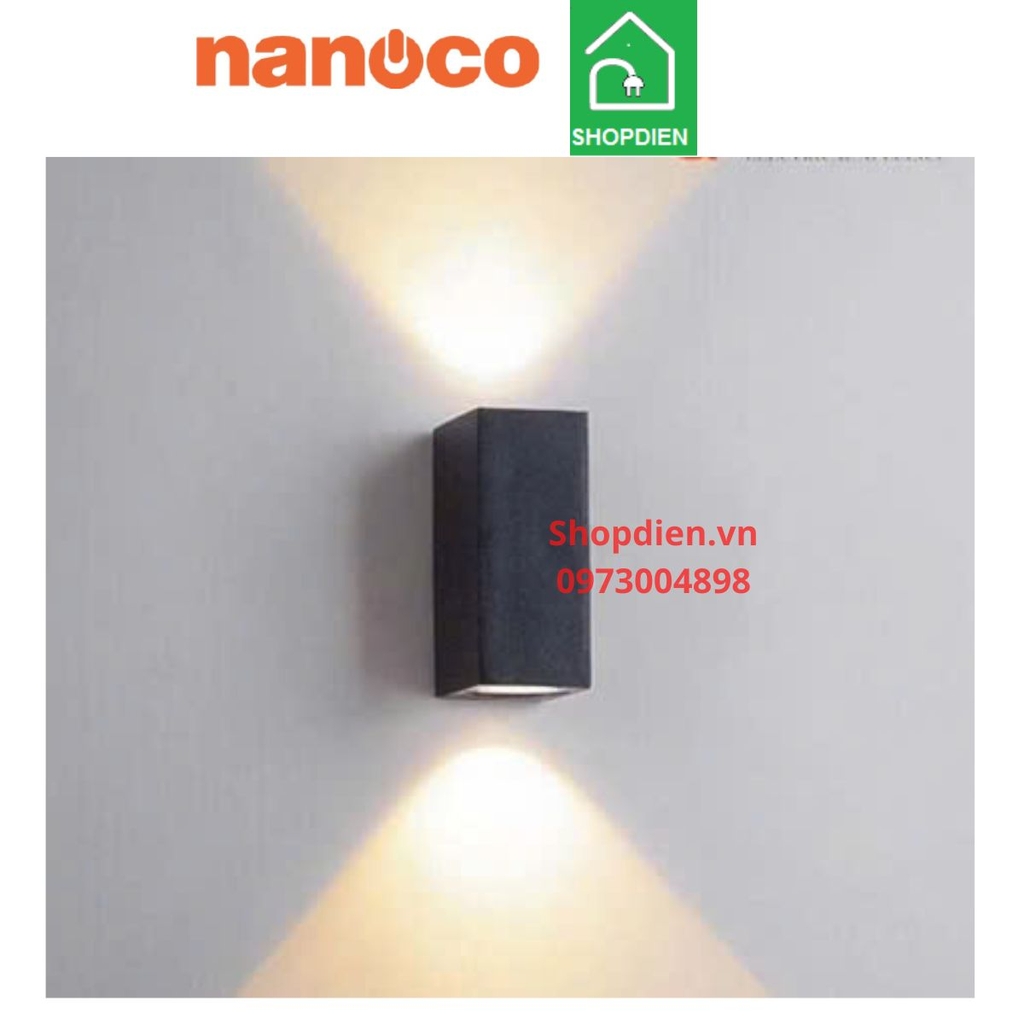 NBLS8003 Nanoco Đèn tường 2 đầu trang trí ngoài trời