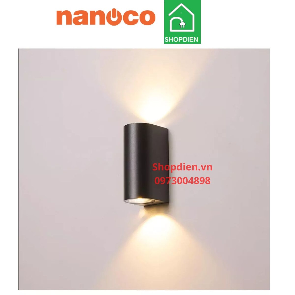 NBLS8004 Nanoco Đèn tường 2 đầu trang trí ngoài trời