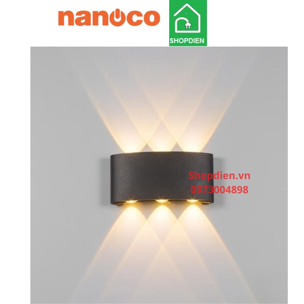 NBS016 Nanoco Đèn tường 6 tia trang trí ngoài trời