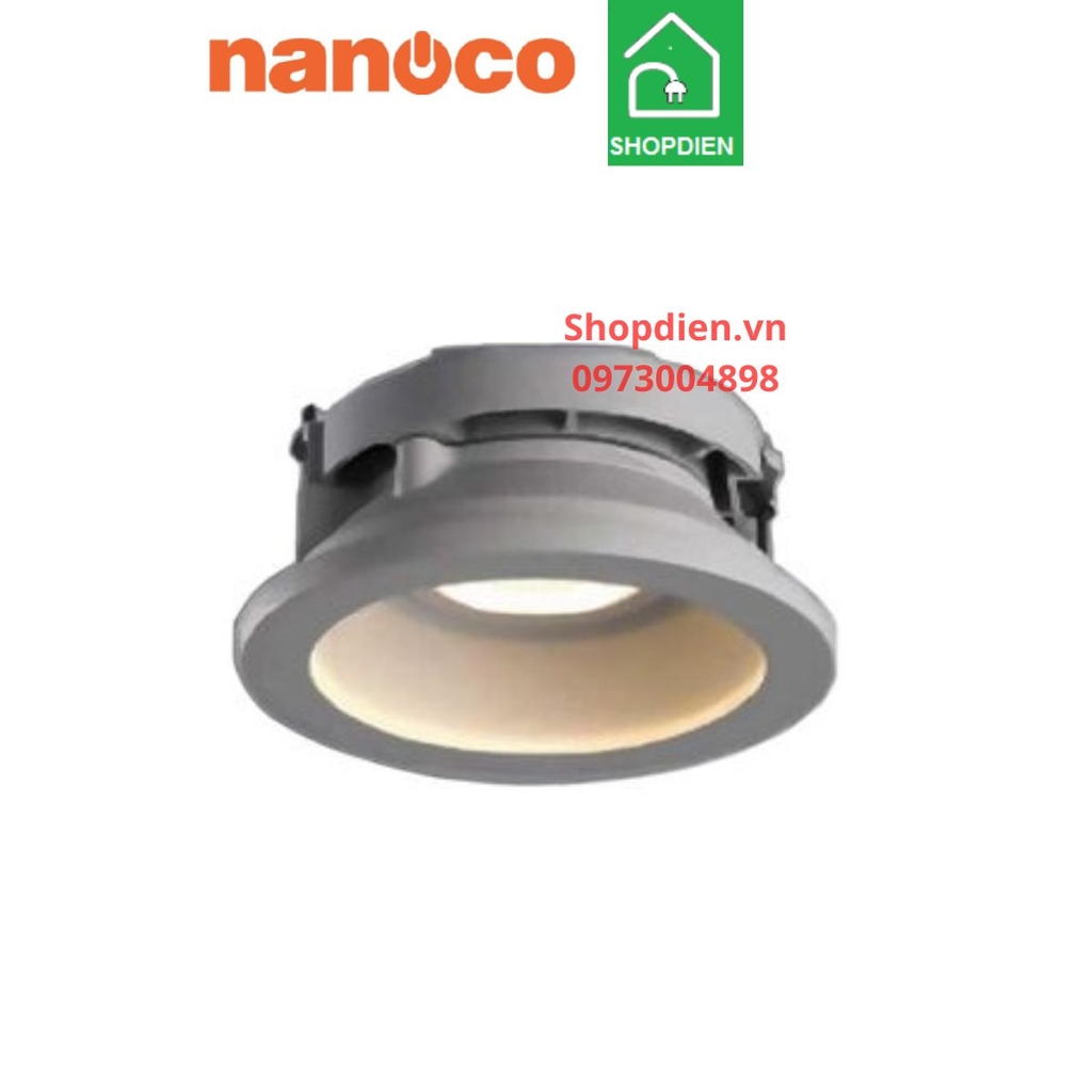NDL1831-106 Nanoco Đèn downlight 10W D105 IP65 as trắng 6000k