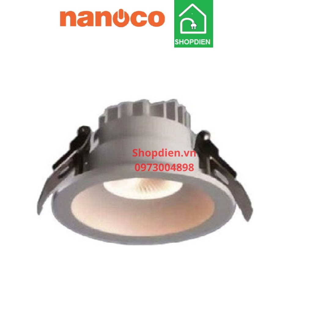 NDL1833-73 Nanoco Đèn downlight 7W D90 IP 65 as vàng 3000k