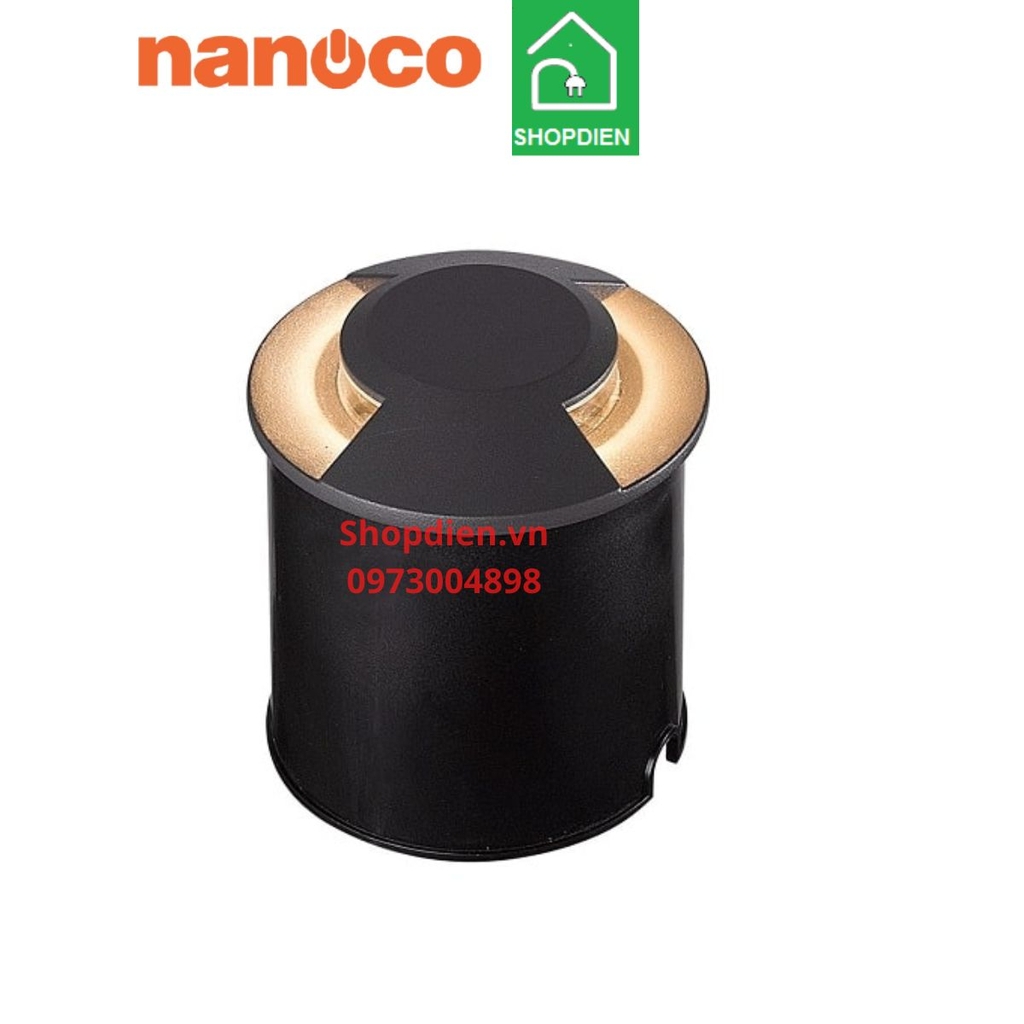 NGL1212 Nanoco Đèn âm đất 2 tia 7W as vàng 3000k