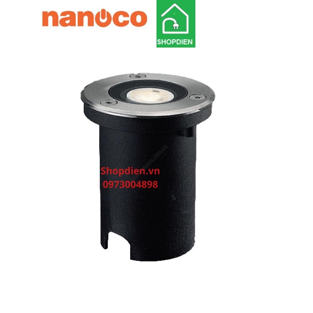 NGL2291 Nanoco Đèn âm đất as vàng 3000k