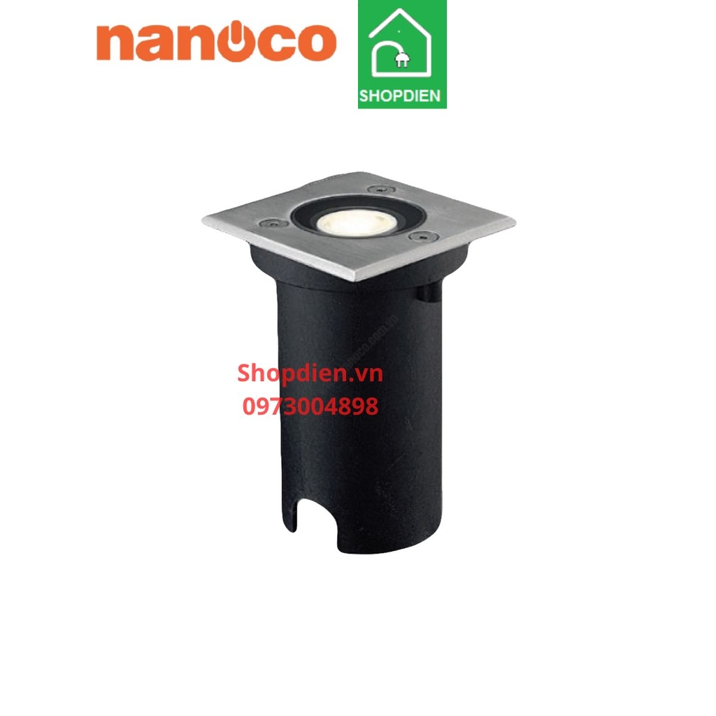 NGL2292 Nanoco Đèn âm đất as vàng 3000k