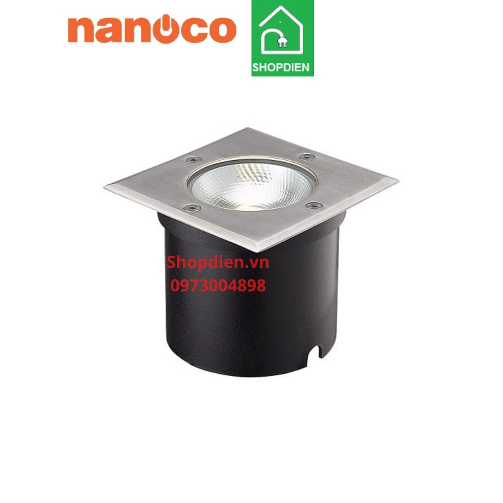 NGL2642 Nanoco Đèn âm đất 7W as vàng 3000k