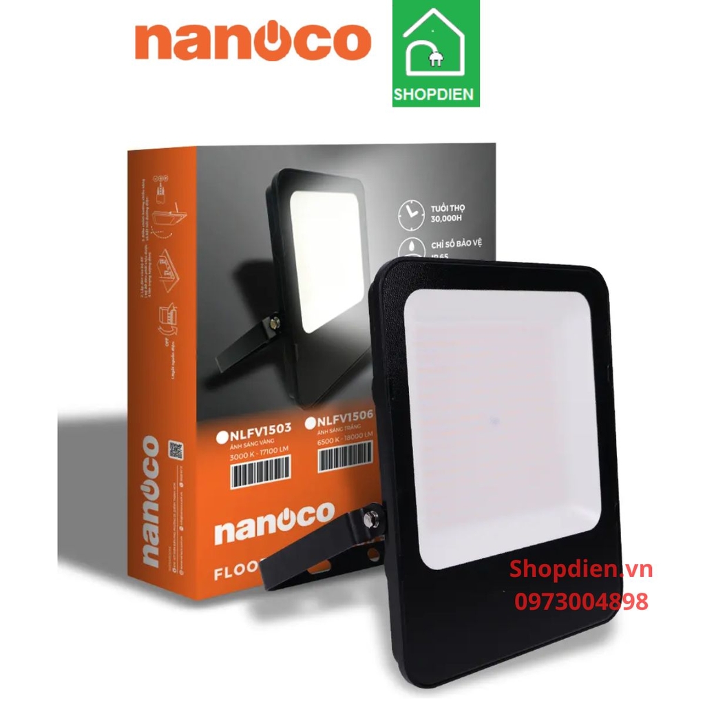 NLFV2003 Nanoco Đèn pha 200W 3000k as vàng