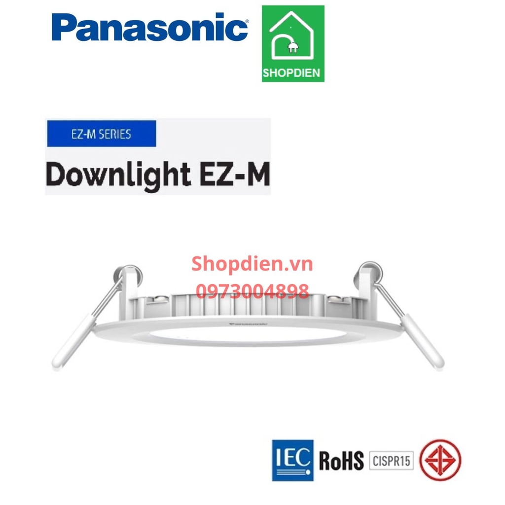 NNNC7656288 Panasonic Đèn Downlight âm trần 12W D150 đổi màu siêu mỏng EZ-M