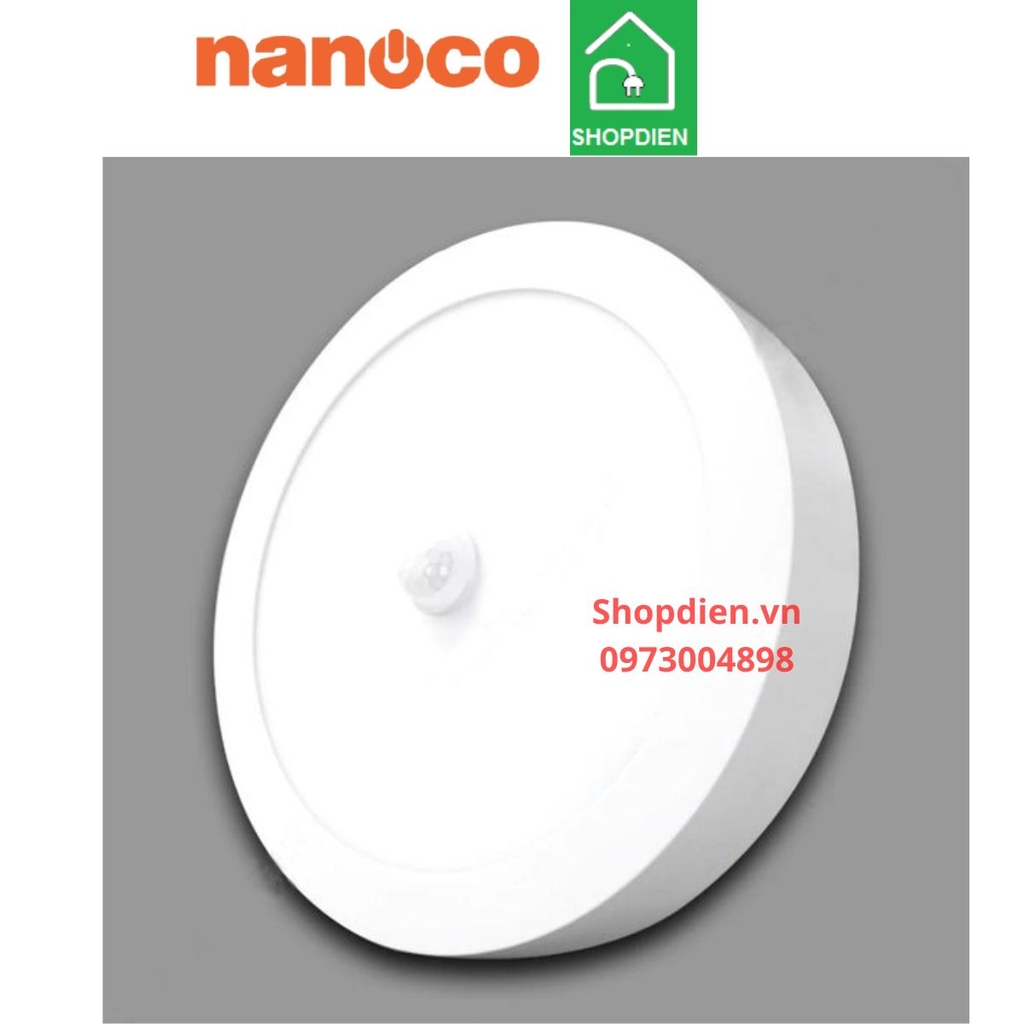 NPL186RS Nanoco Đèn ốp trần cảm biến 18W as trắng 6500k