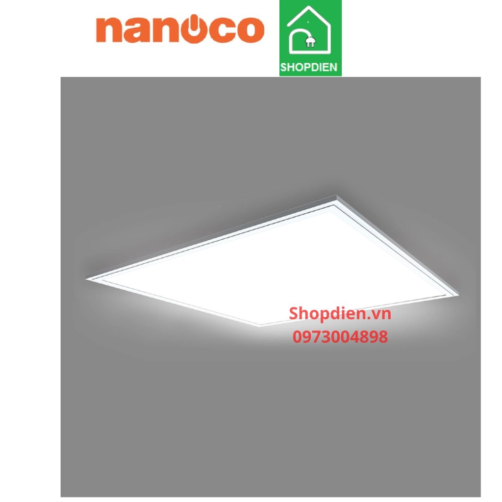 NPLB601261 Nanoco Đèn panel âm trần 600x1200 60W as trắng 6500k