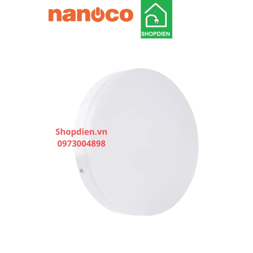 NRP15C1R Nanoco Đèn ốp trần 15W D170 tràn viền đổi màu