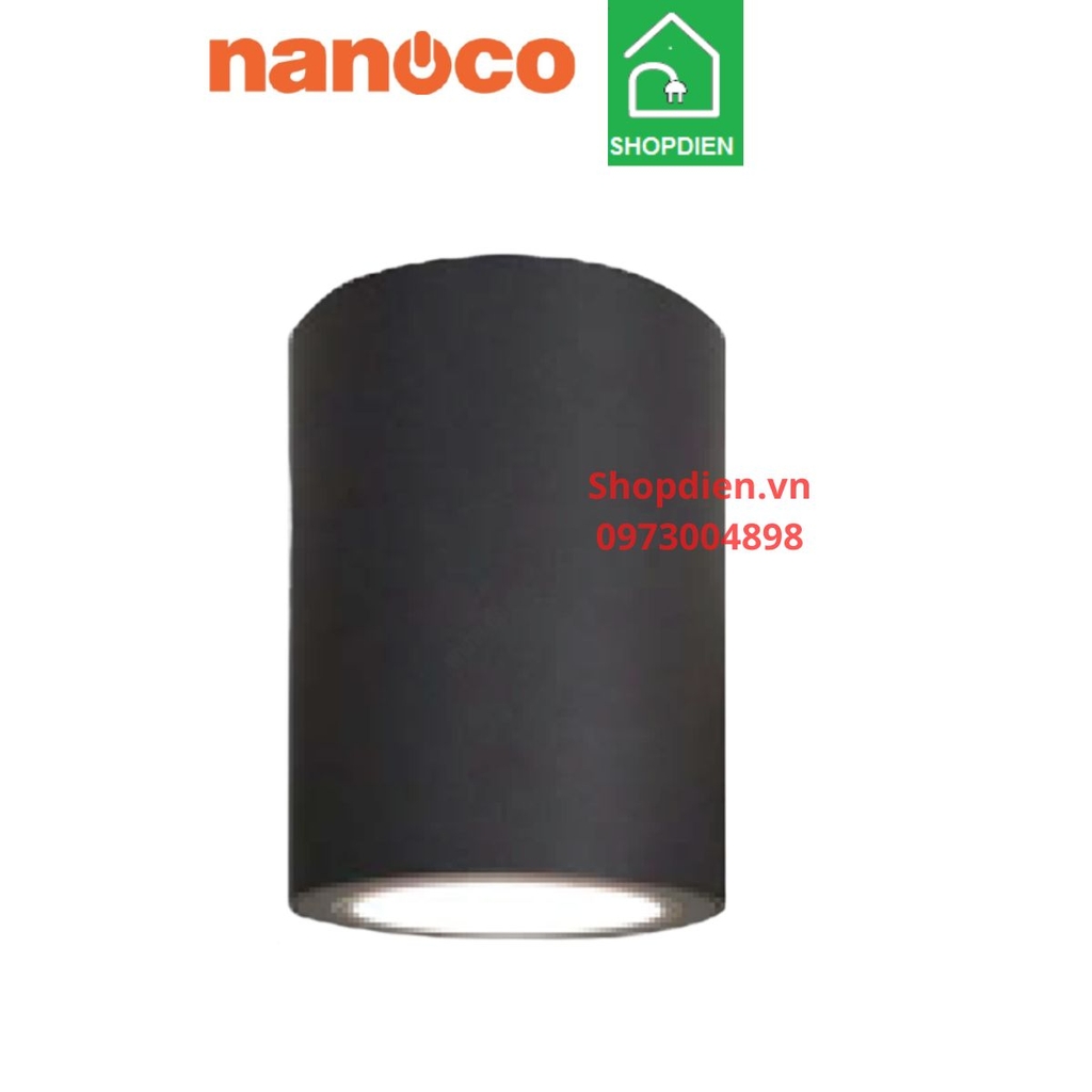 NSDL7205B Nanoco Đèn ống bơ đui xoáy E27- vỏ đen