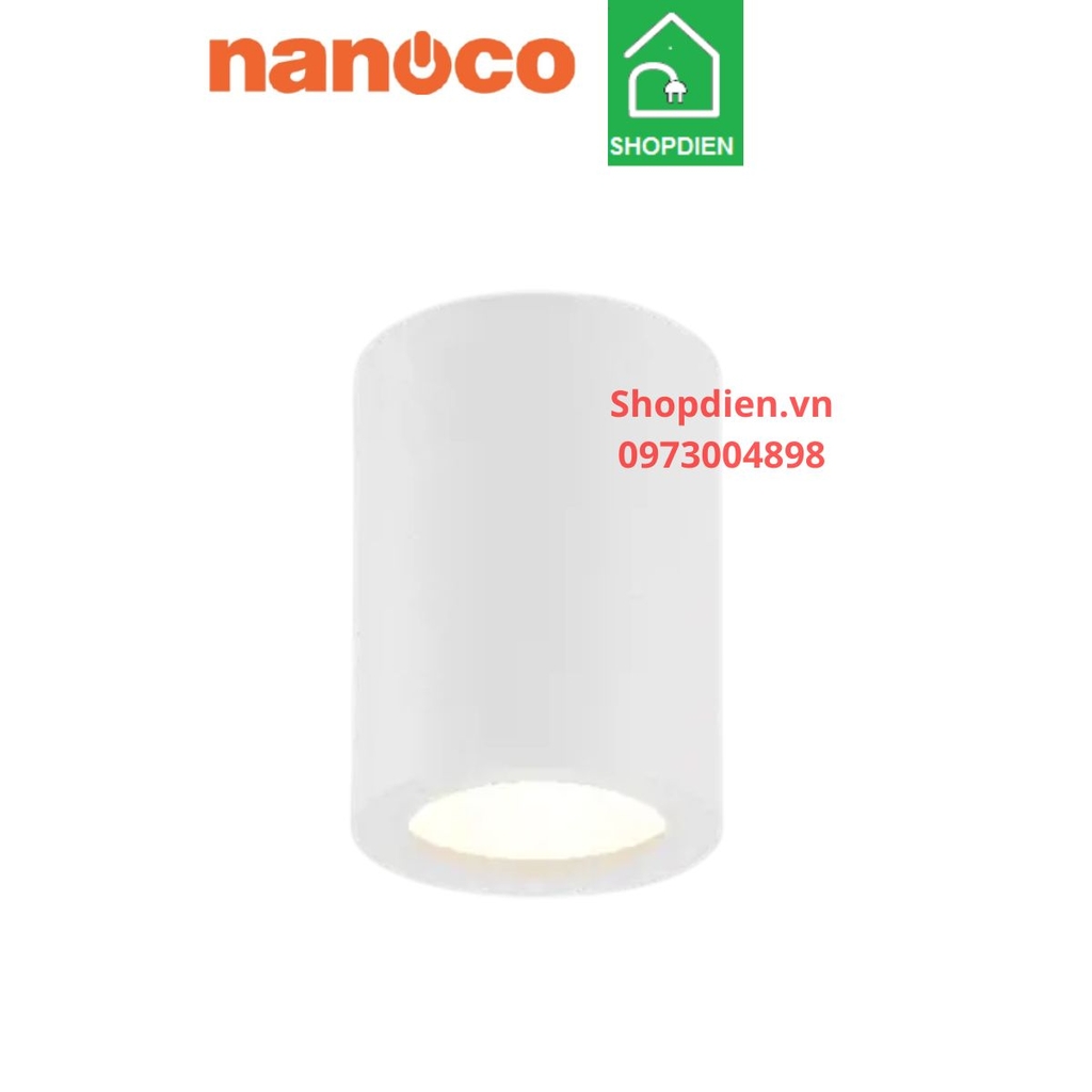 NSDL7205W Nanoco Đèn ống bơ đui xoáy E27- vỏ trắng