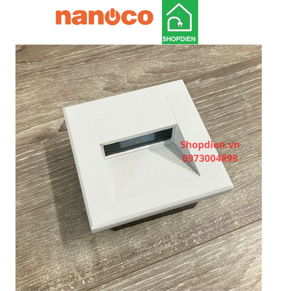 NSLX901W Nanoco Đèn bậc thang, lối đi màu trắng lắp âm