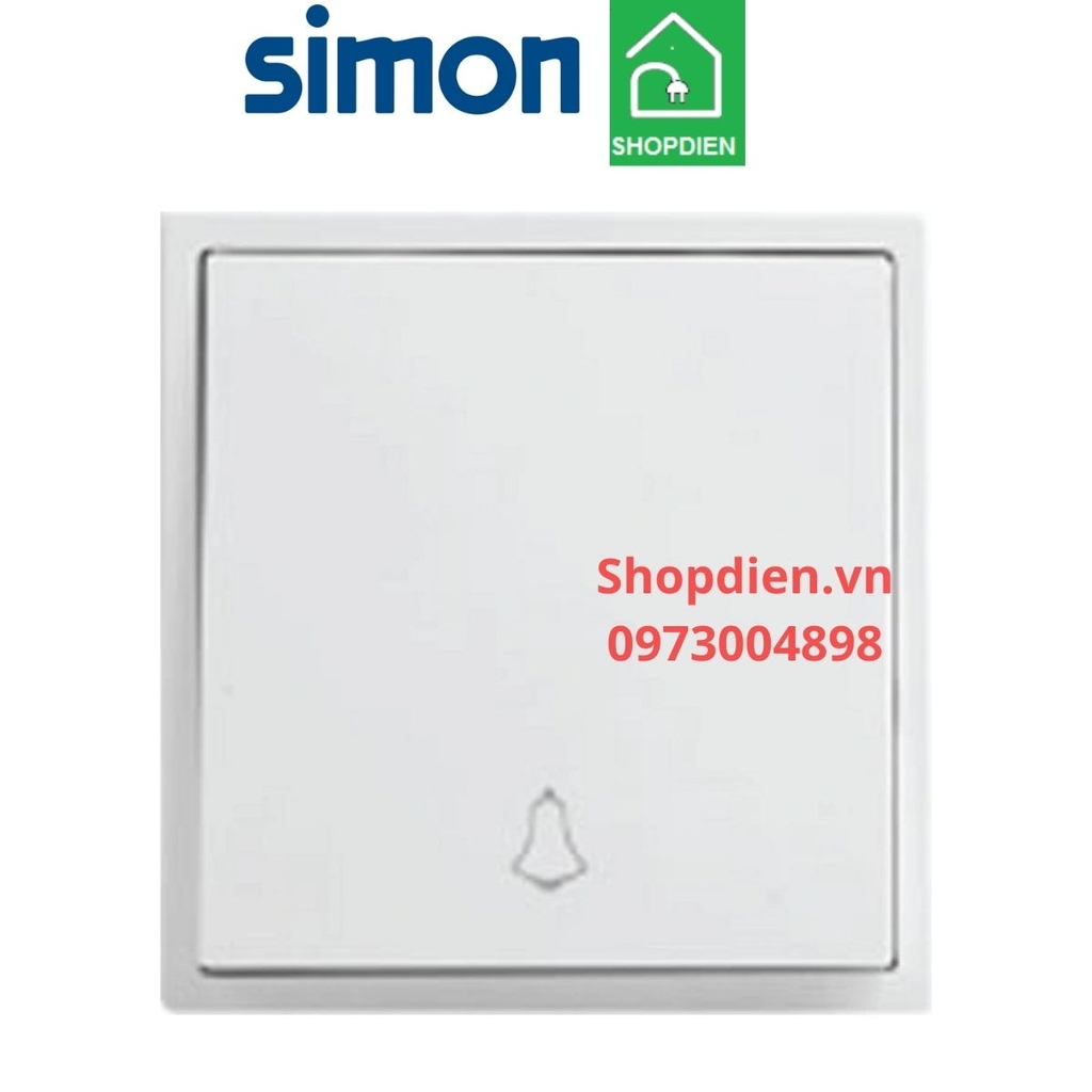 Module nút nhấn chuông  SIMON i7 màu trắng 706301