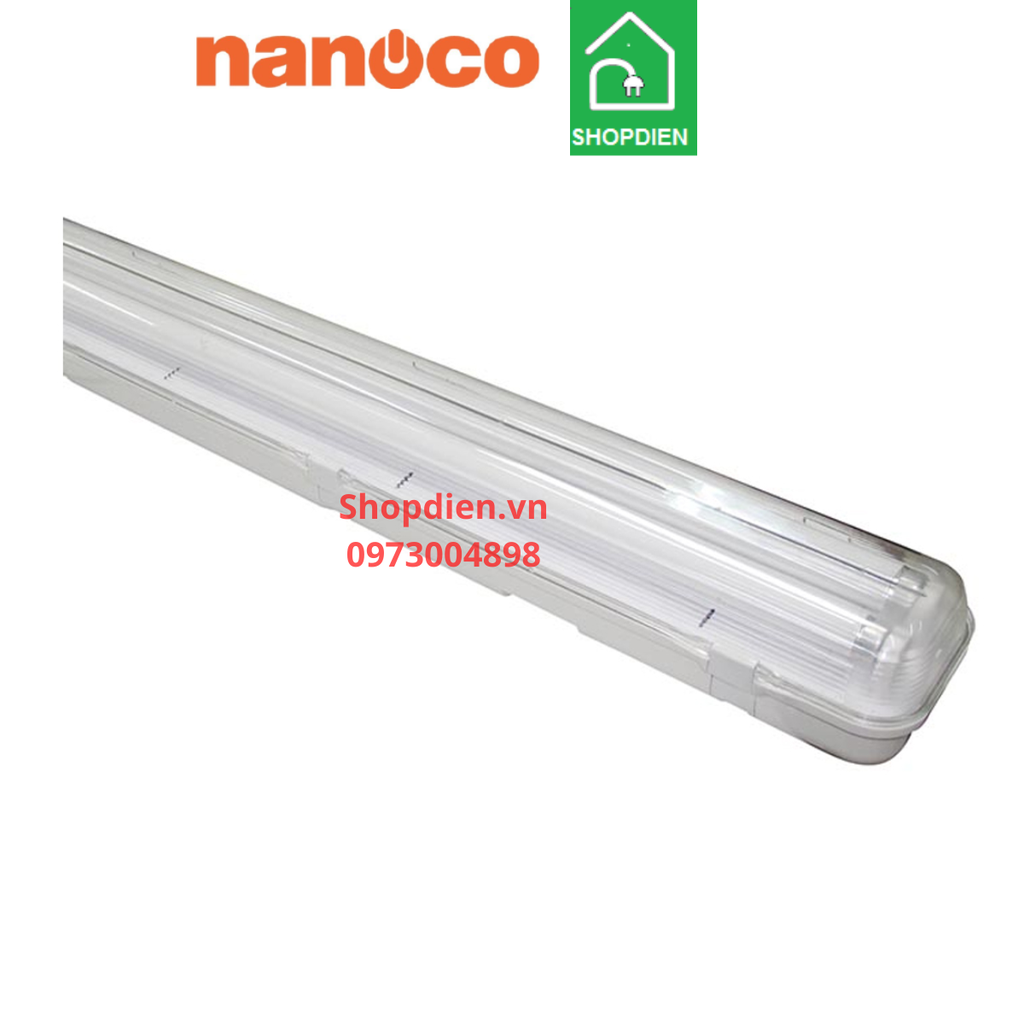 NWP212 Nanoco Máng đèn chống thấm nước 1.2m loại đôi
