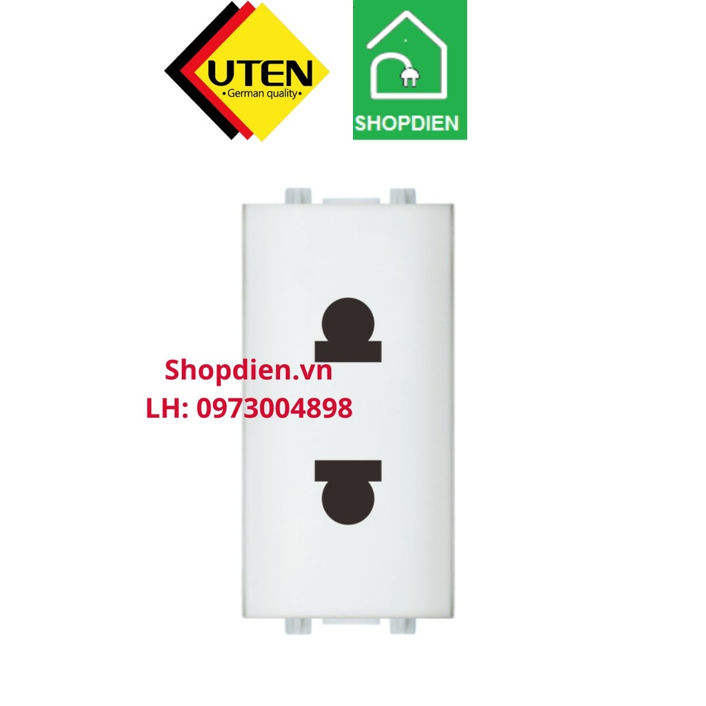 Ổ cắm 2 chấu V3 UTEN V3.0 PCZ2/N-SS